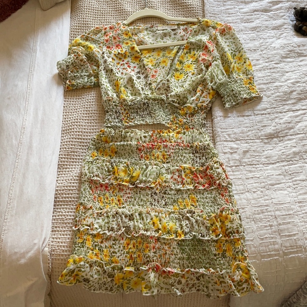NWOT- 2 piece floral skirt set